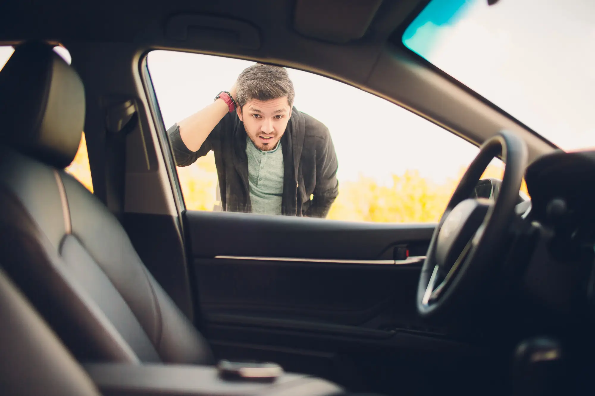 stuck-outside-car